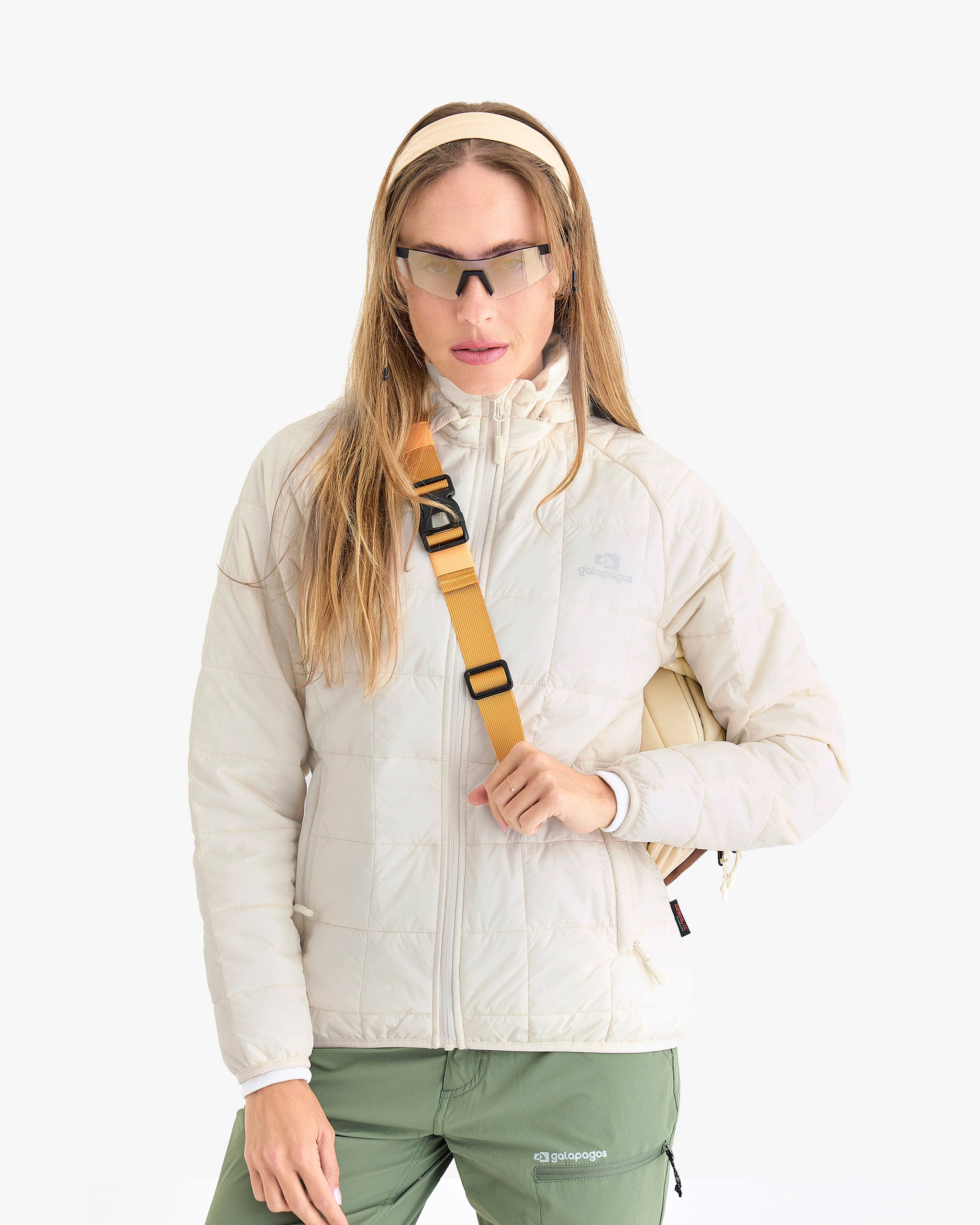 Jaqueta Puffer Ibex Thermolite Heat Feminina - Off White