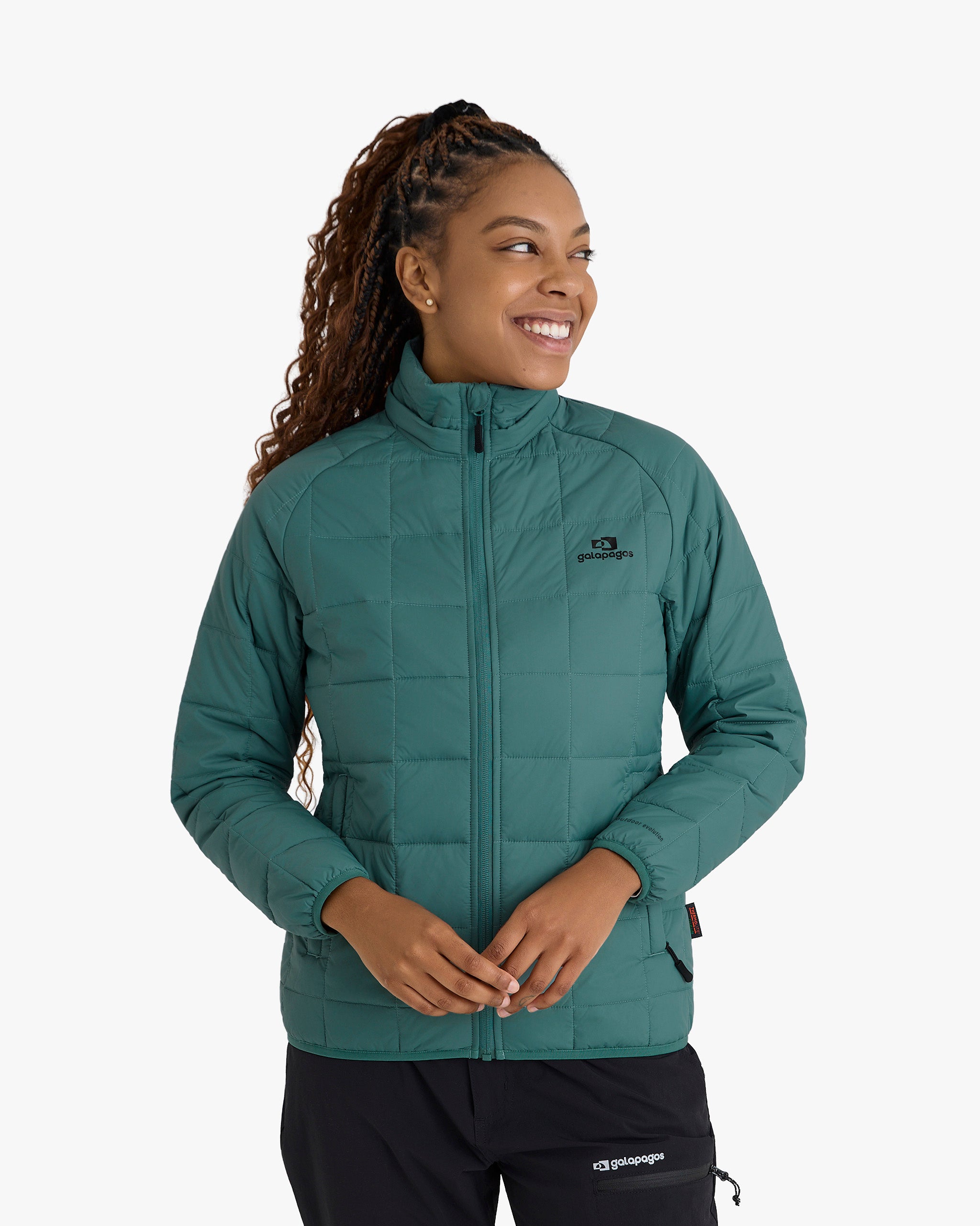 Jaqueta Puffer Ibex Thermolite Heat Feminina - Verde