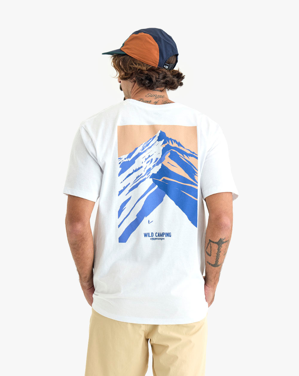 Camiseta Wild Camping All Gender - Branca