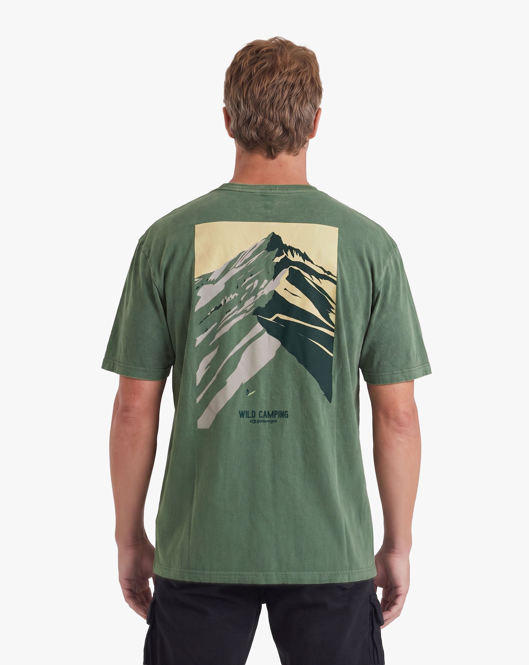 Camiseta Wild Camping - Verde