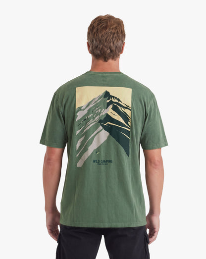 Camiseta Wild Camping All Gender - Verde