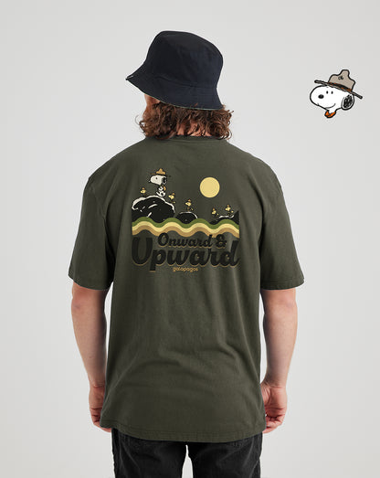 Camiseta Snoopy Upward - Verde