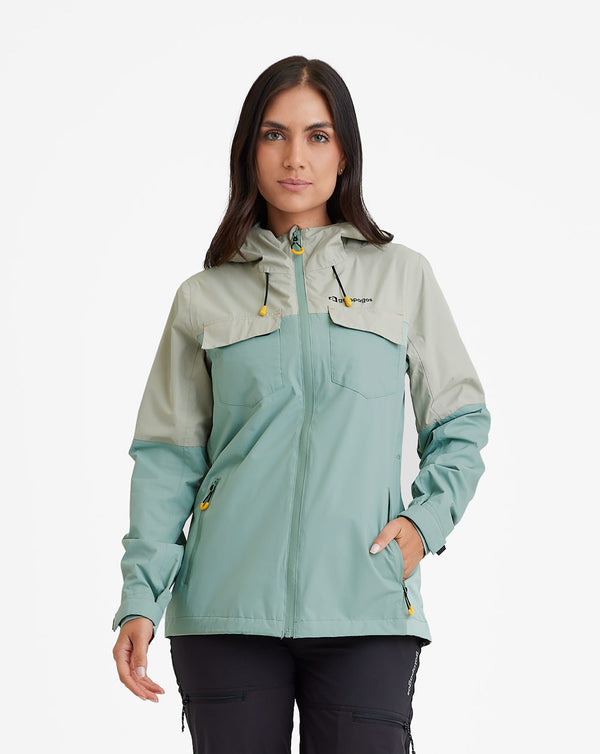 Jaqueta Impermeável Darwin Heat Feminina - Verde - Galapagos Outdoor
