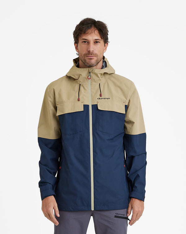 Jaqueta Impermeável Darwin Heat Masculina - Azul Marinho - Galapagos Outdoor
