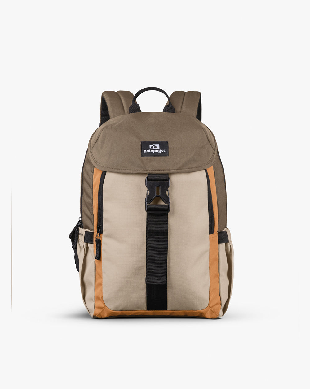 Mochila Gaivota 15L - Marrom, Caramelo e Cáqui