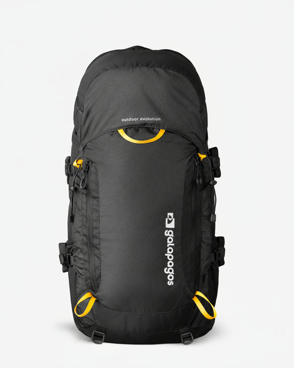 Mochila Charger 50L - Preta - Galapagos Outdoor