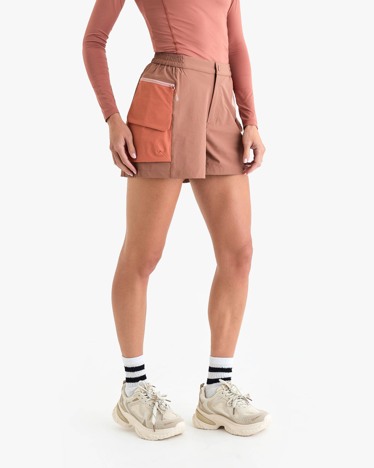 Shorts Raven Feminino - Terracota