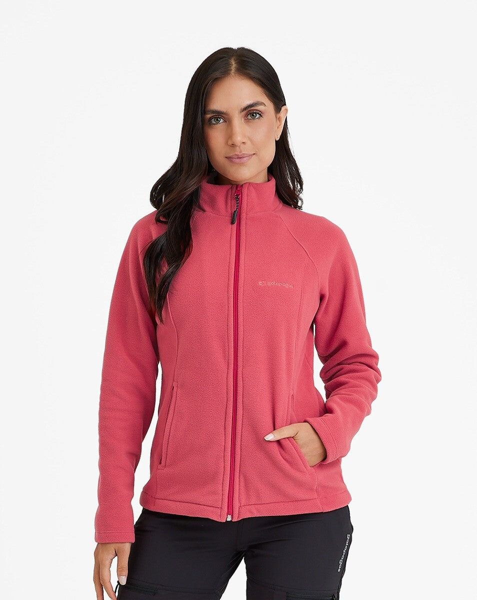 Jaqueta Fleece Kathmandu Fem 2.0 - Goiaba