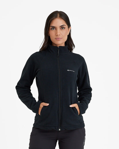 Jaqueta Fleece Kathmandu Fem 2.0 - Preto