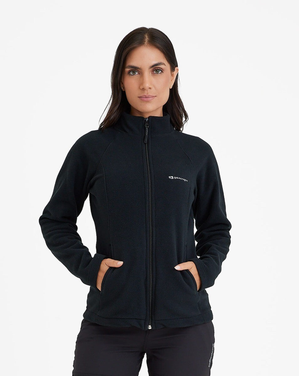 Jaqueta Fleece Kathmandu Fem 2.0 - Preto