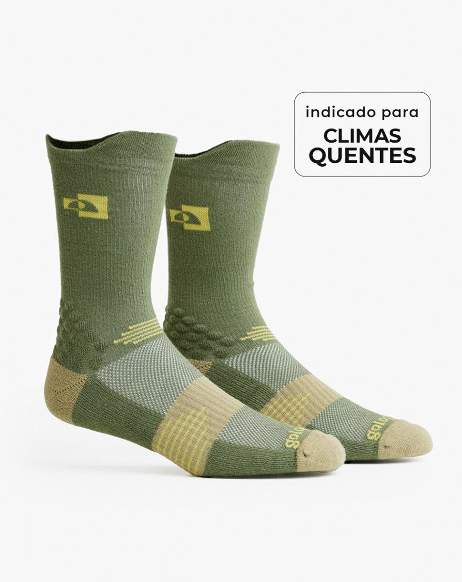 Meias Técnicas COOLMAX HighStride - Verde
