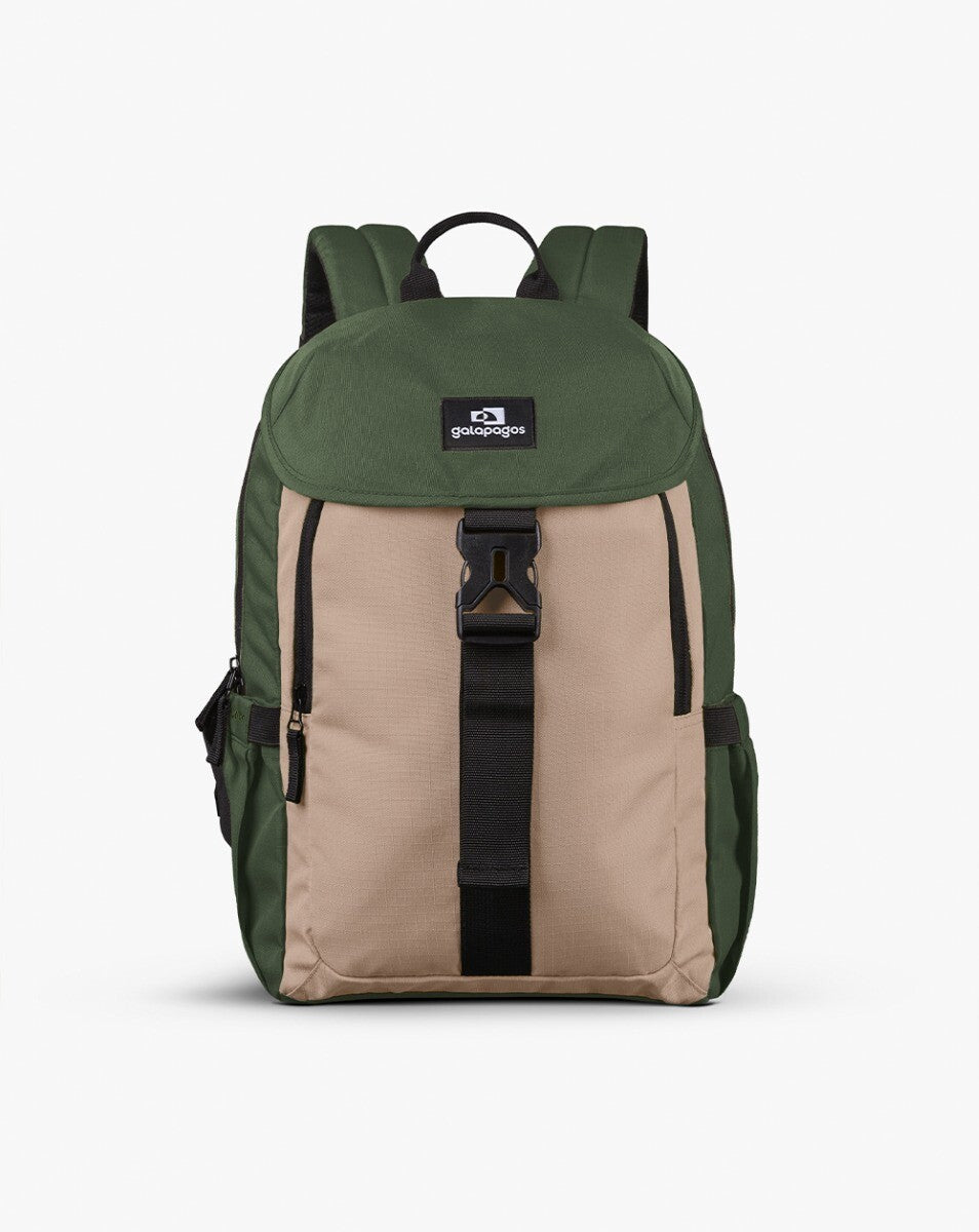 Mochila Gaivota 15L - Ocre e Verde Militar