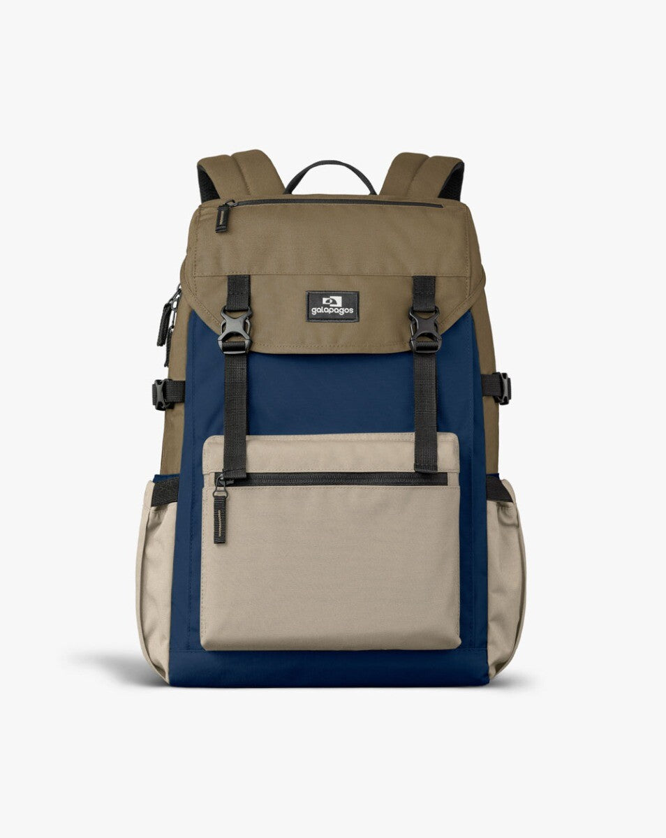 Mochila Pelican 2.0 30L - Marrom Marinho e Caqui