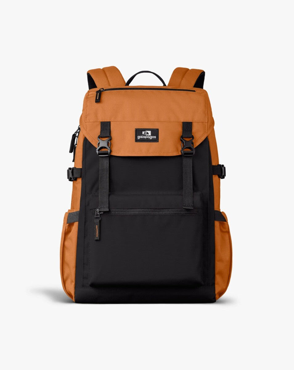Mochila Pelican 2.0 30L - Preto e Caramelo