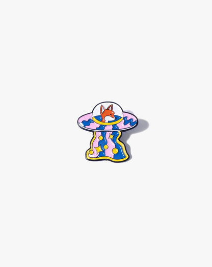Pin Galapagos Spaceship Colorido