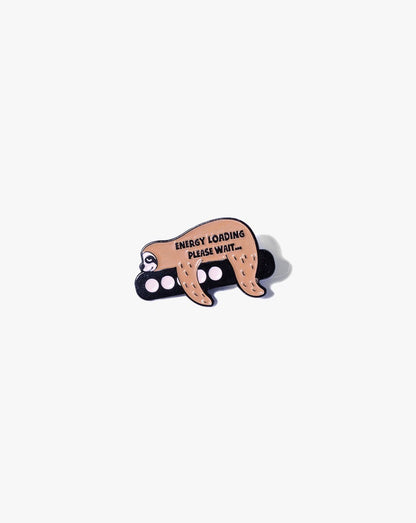 Pin Galapagos Sloth Colorido