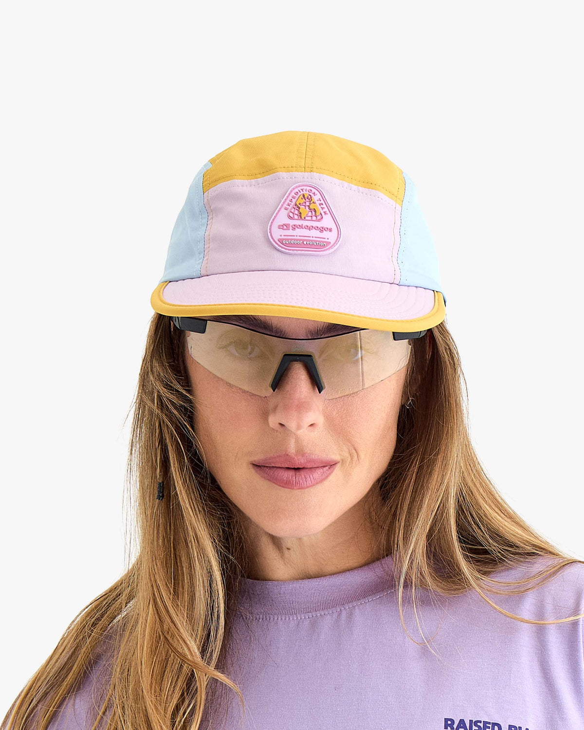 Boné Stride Daily - Lilás e Amarelo