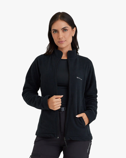 Jaqueta Fleece Kathmandu 2.0 Feminina - Preta