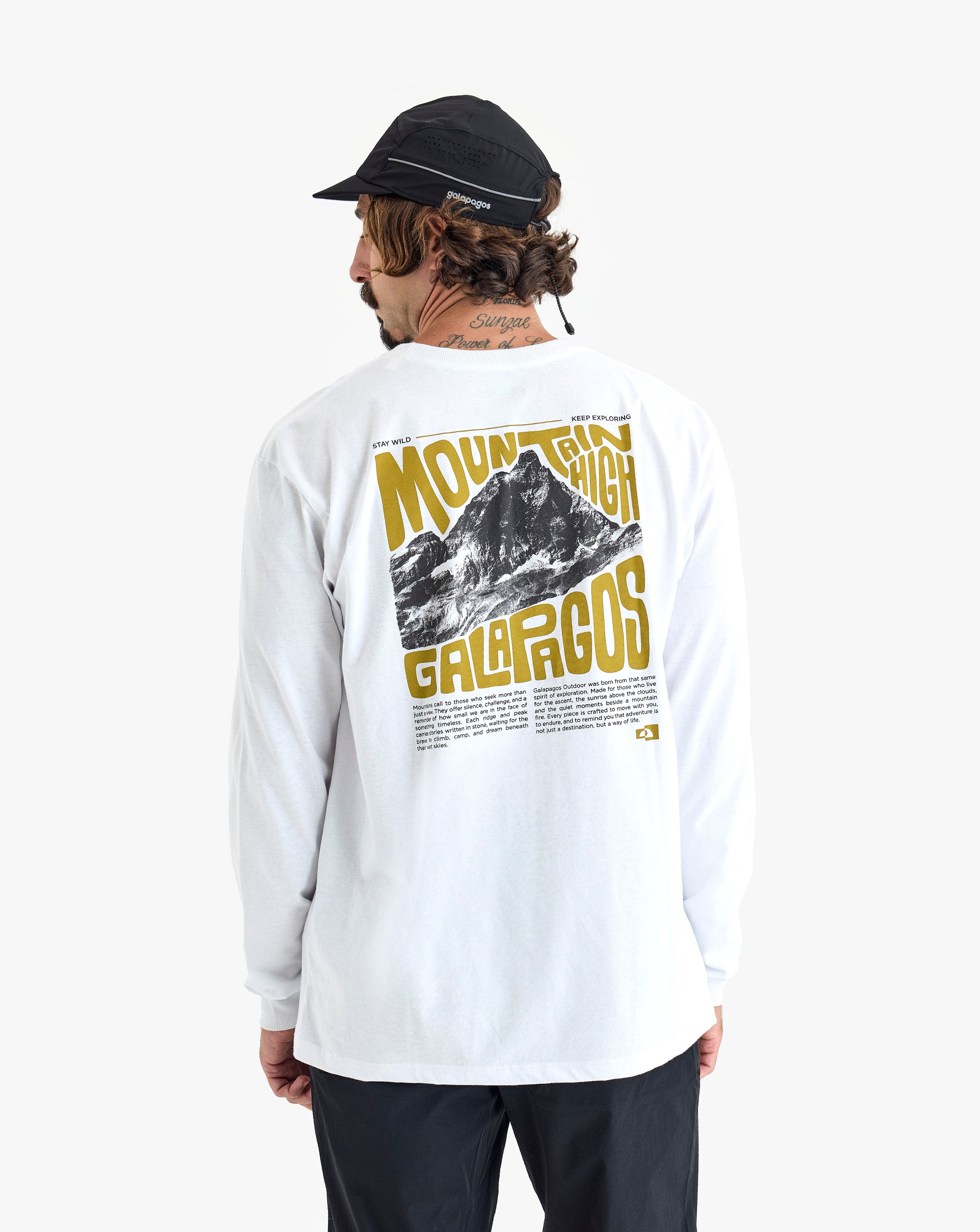 Camiseta Manga Longa Altitude All Gender - Branca