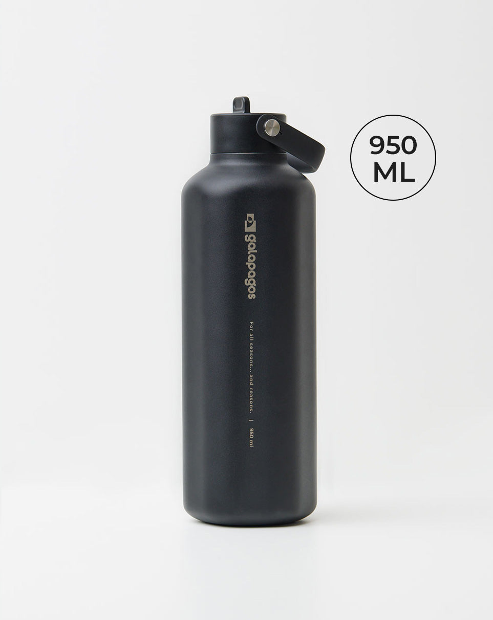 Garrafa River 950ml - Preta
