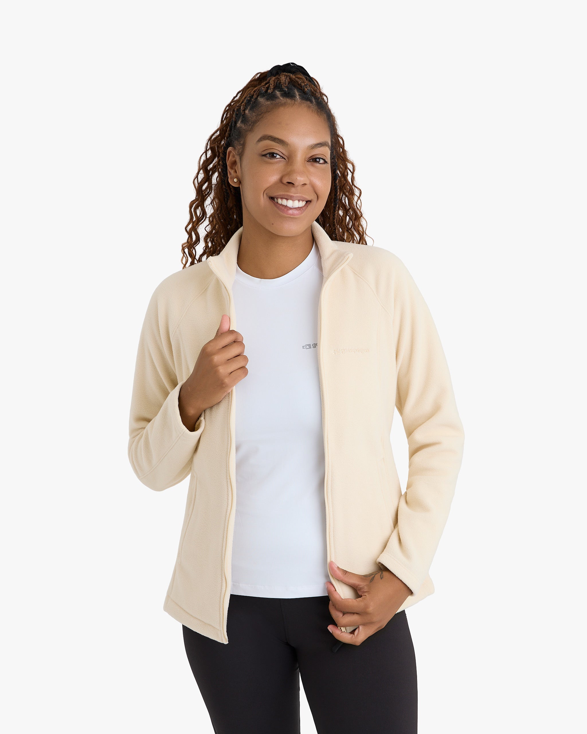 Jaqueta Fleece Kathmandu Feminina Marfim | Galapagos – Galapagos