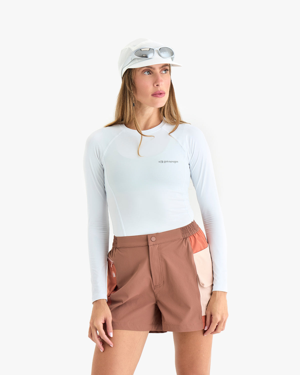 Blusa Segunda Pele UV Vella Feminina - Branca