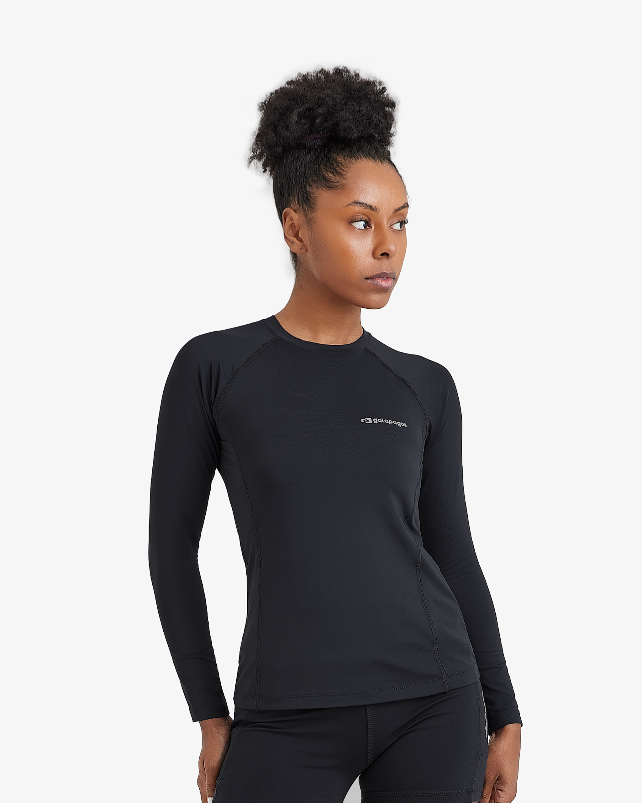 Blusa Segunda Pele UV Vella Feminina - Preta