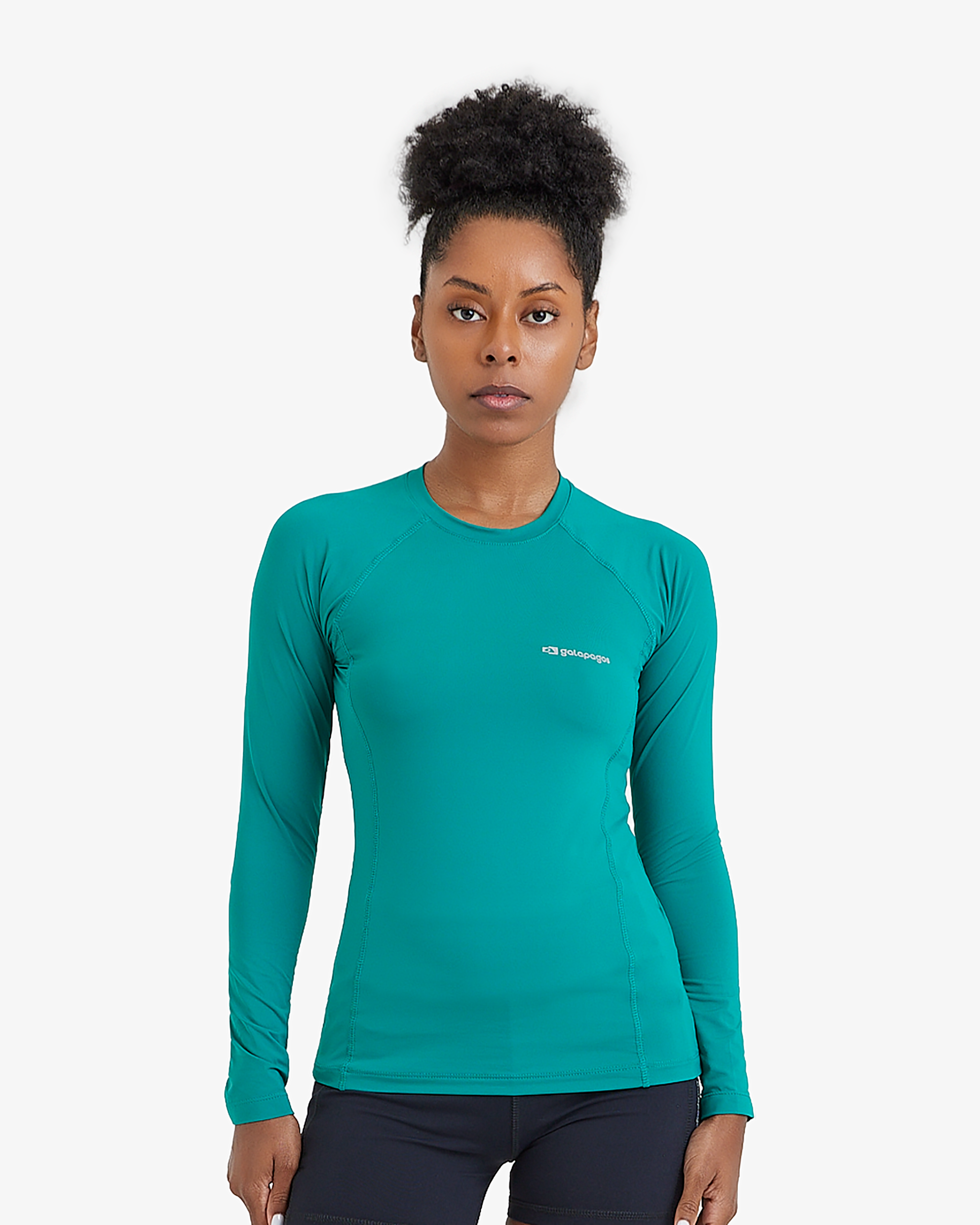 Blusa Segunda Pele UV Vella Feminina - Verde Esmeralda