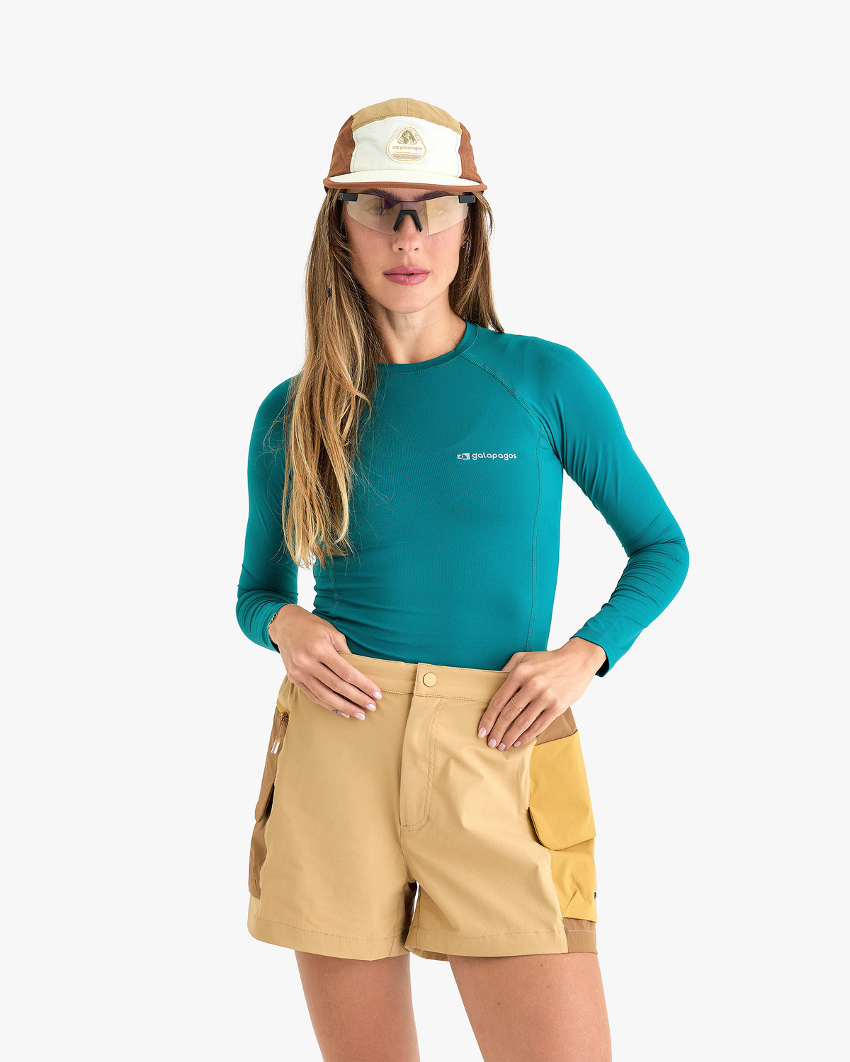 Blusa Segunda Pele UV Vella Feminina - Verde Oceano