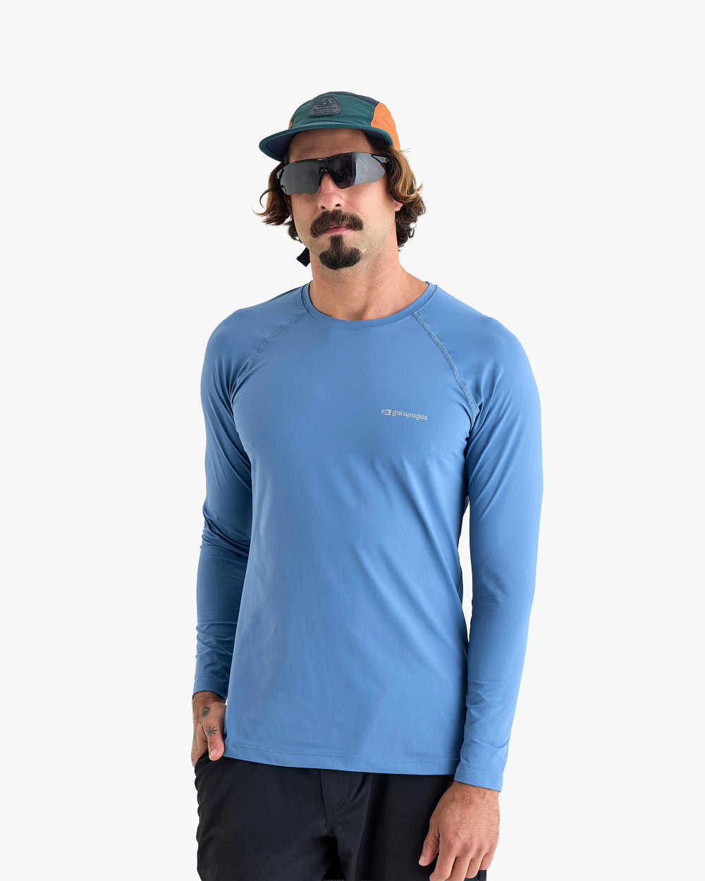 Blusa Segunda Pele UV Vella Masculina - Azul Índigo