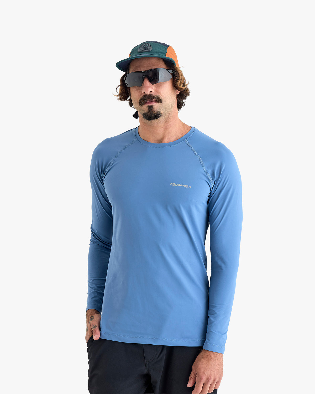 Blusa Segunda Pele UV Vella Masculina - Azul Índigo