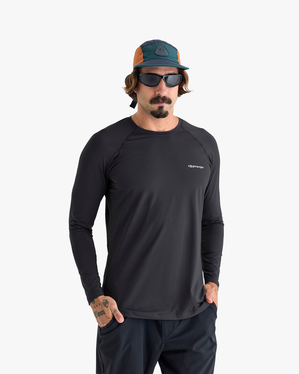 Blusa Segunda Pele UV Vella Masculina - Preta