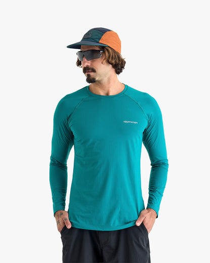Blusa Segunda Pele UV Vella Masculina - Verde Oceano