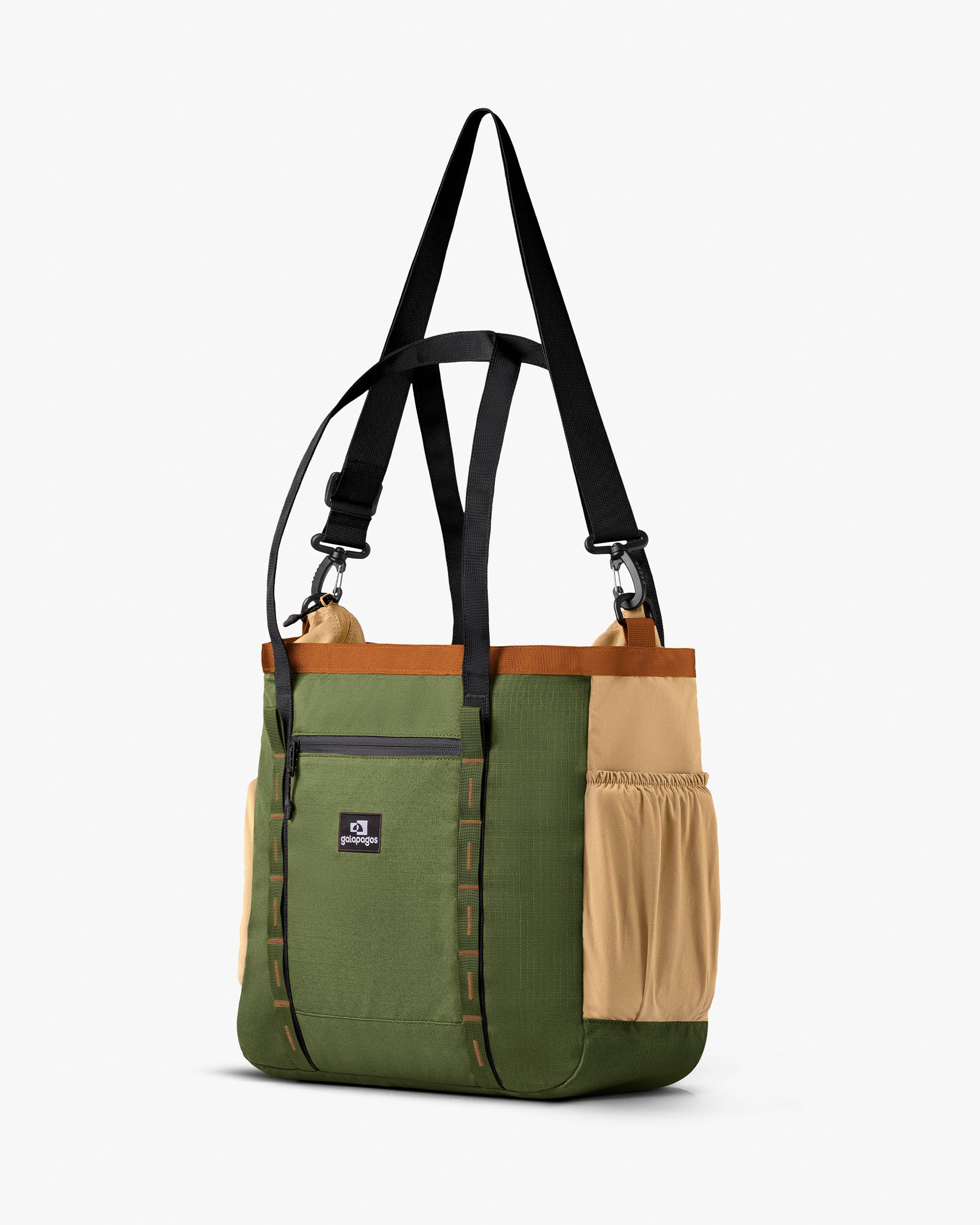 Bolsa Tote All-In Daily 21L - Verde e Cáqui