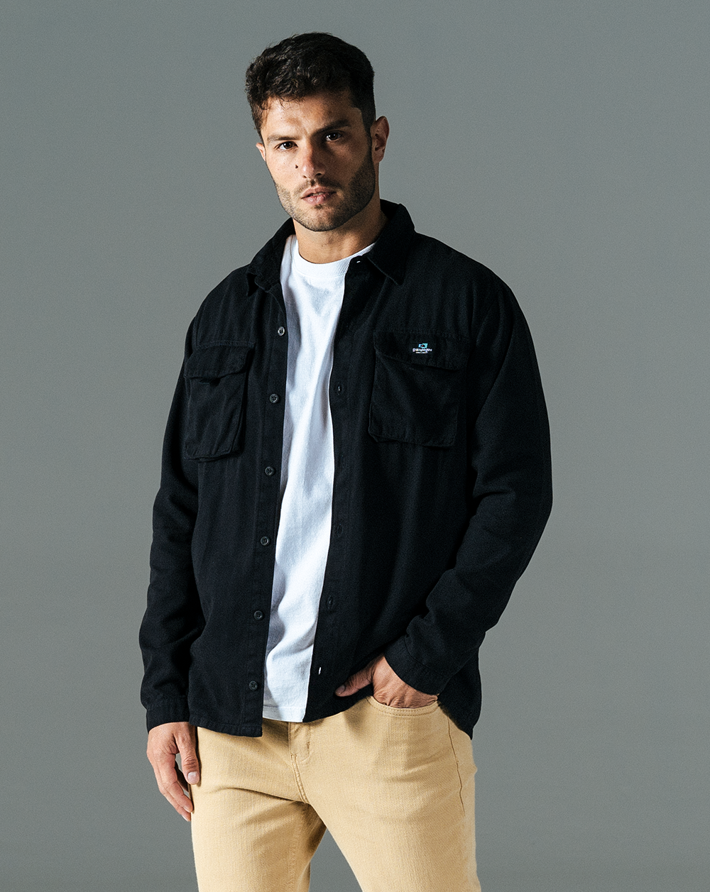 Camisa Masculina Bold - Preta