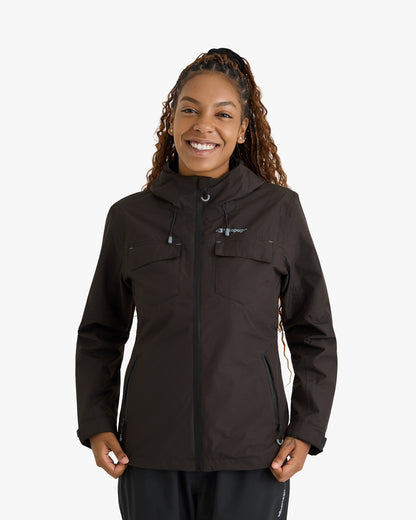 Jaqueta Impermeável Darwin Heat Feminina - Preta - Galapagos Outdoor