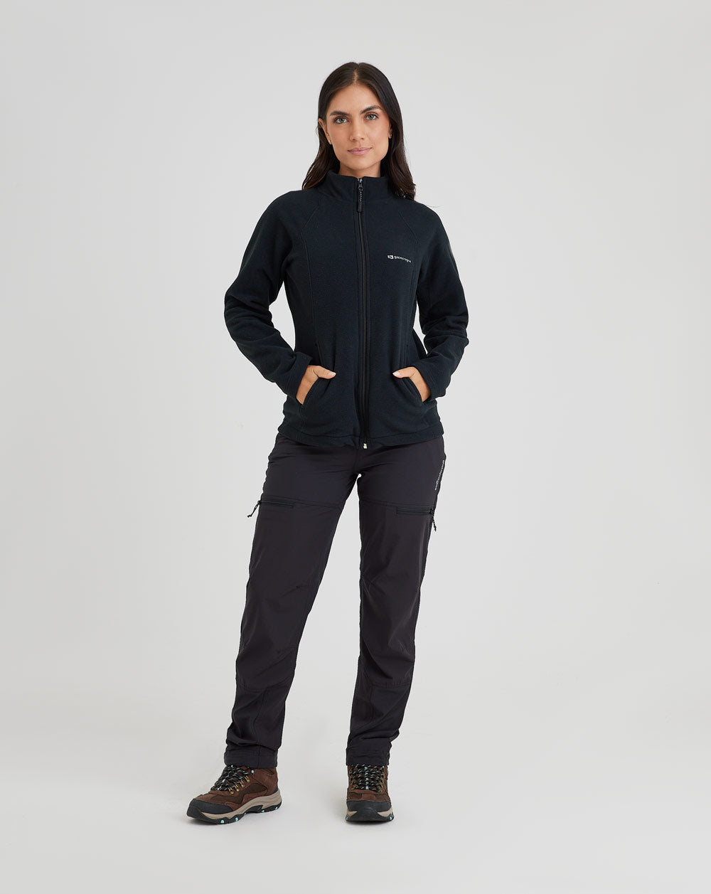 Jaqueta Fleece Kathmandu 2.0 Feminina - Preta