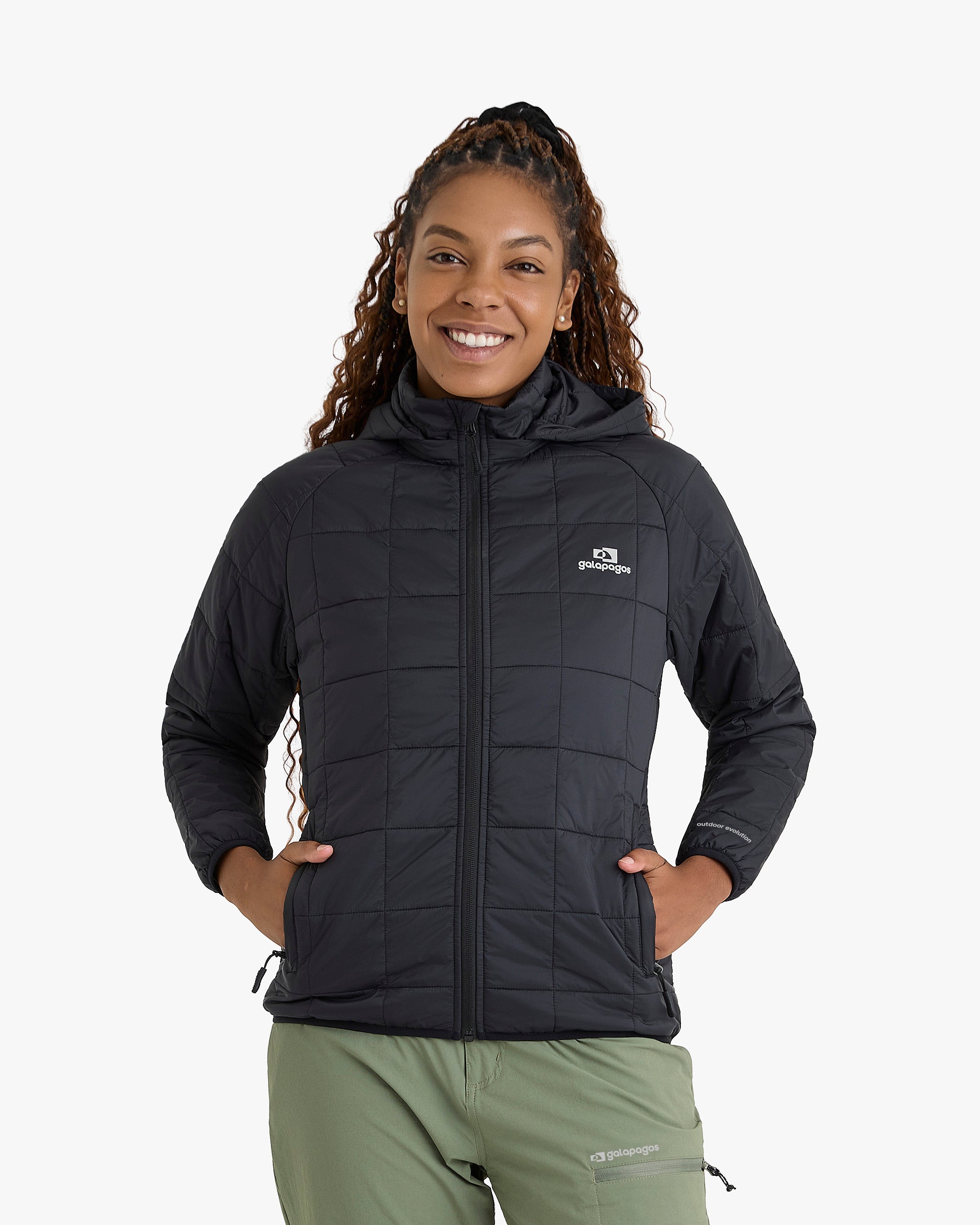 Jaqueta Puffer Ibex Thermolite Heat Feminina - Preta