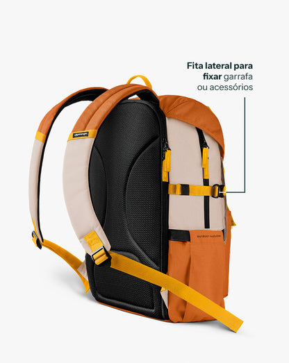 Mochila Pelican 30L - Terracota e Cáqui - Galapagos Outdoor