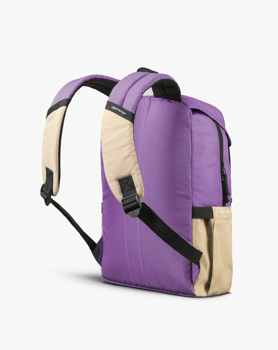 Mochila Gaivota 15L - Roxo e Caqui