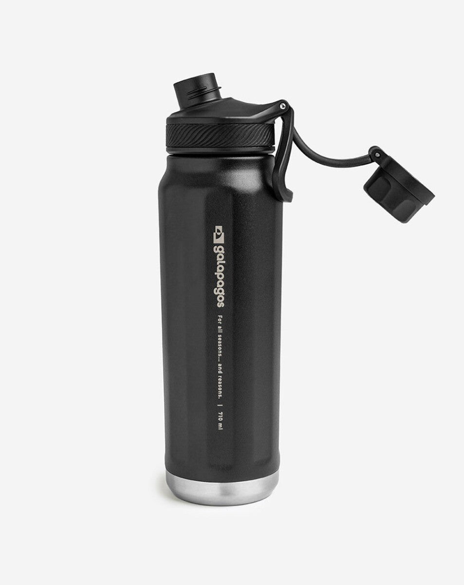 Garrafa Cascade FlavorSafe 710ml Preta | Galapagos – Galapagos Outdoor