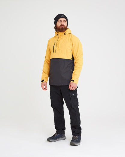 Jaqueta Anorak Impermeável Masculina Snow - Amarelo e Preto