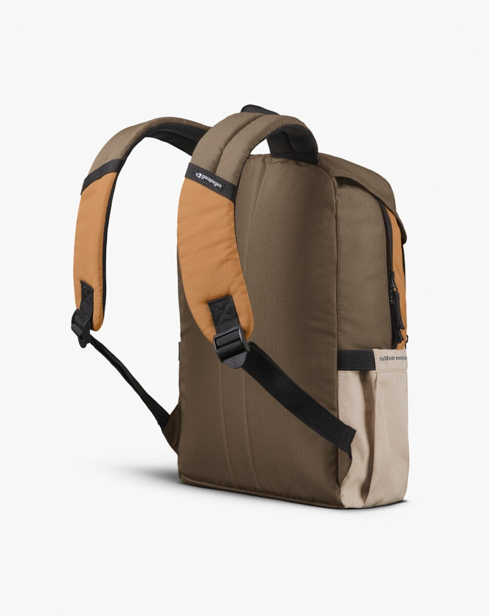Mochila Gaivota 15L - Marrom, Caramelo e Caqui
