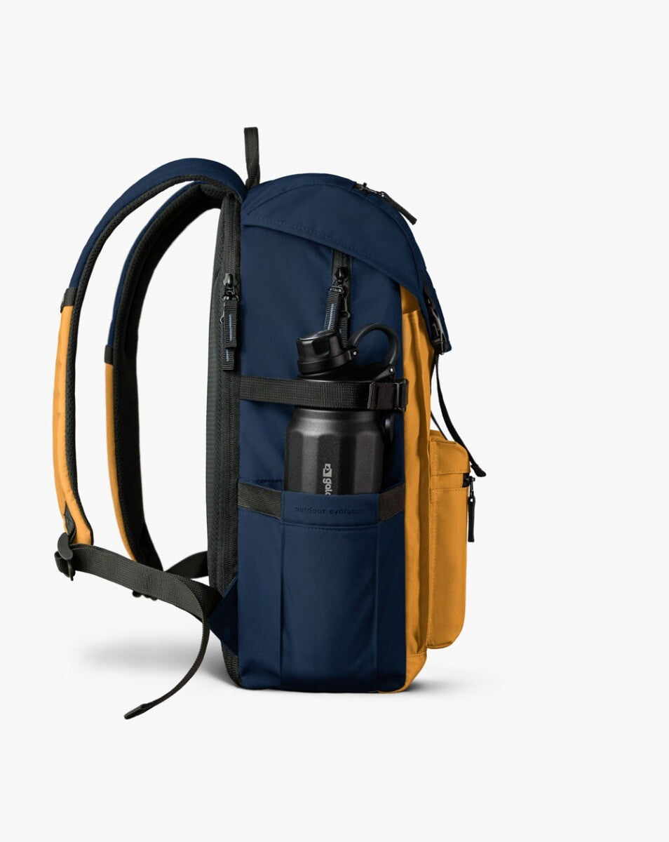 Mochila Pelican 2.0 30L - Amarelo e Azul Marinho