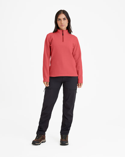 Blusão Fleece Makalu 2.0 Feminino - Goiaba - Galapagos Outdoor