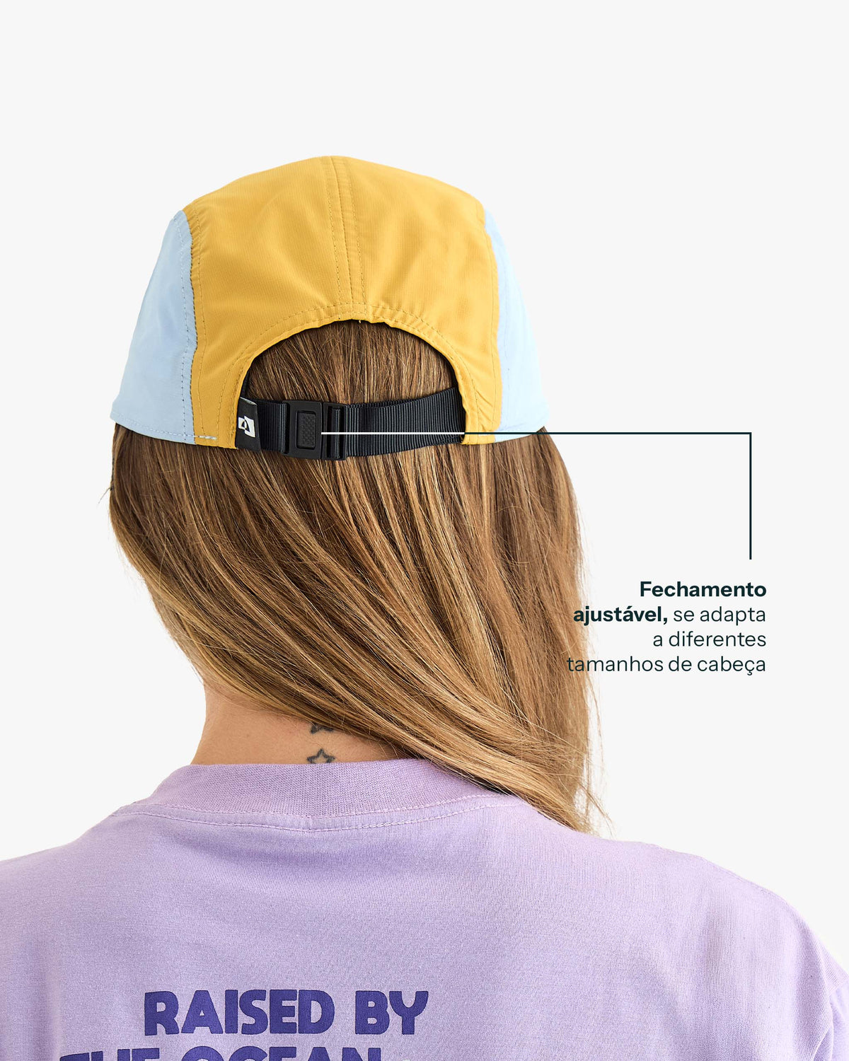 Boné Stride Daily - Lilás e Amarelo