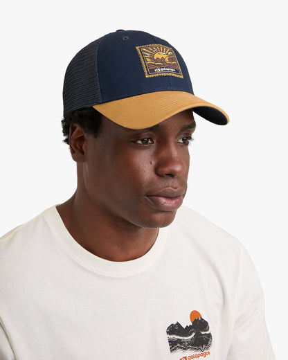 Boné Trucker Camp - Marinho e Ocre