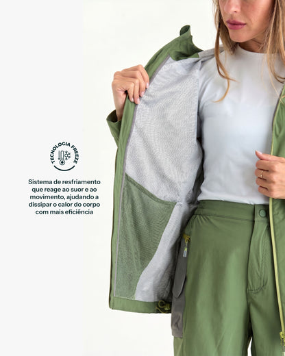 Jaqueta Impermeável Darwin Light Freeze Feminina - Verde