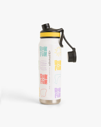 Garrafa Térmica Cascade Run & Fun 710ml - Branca
