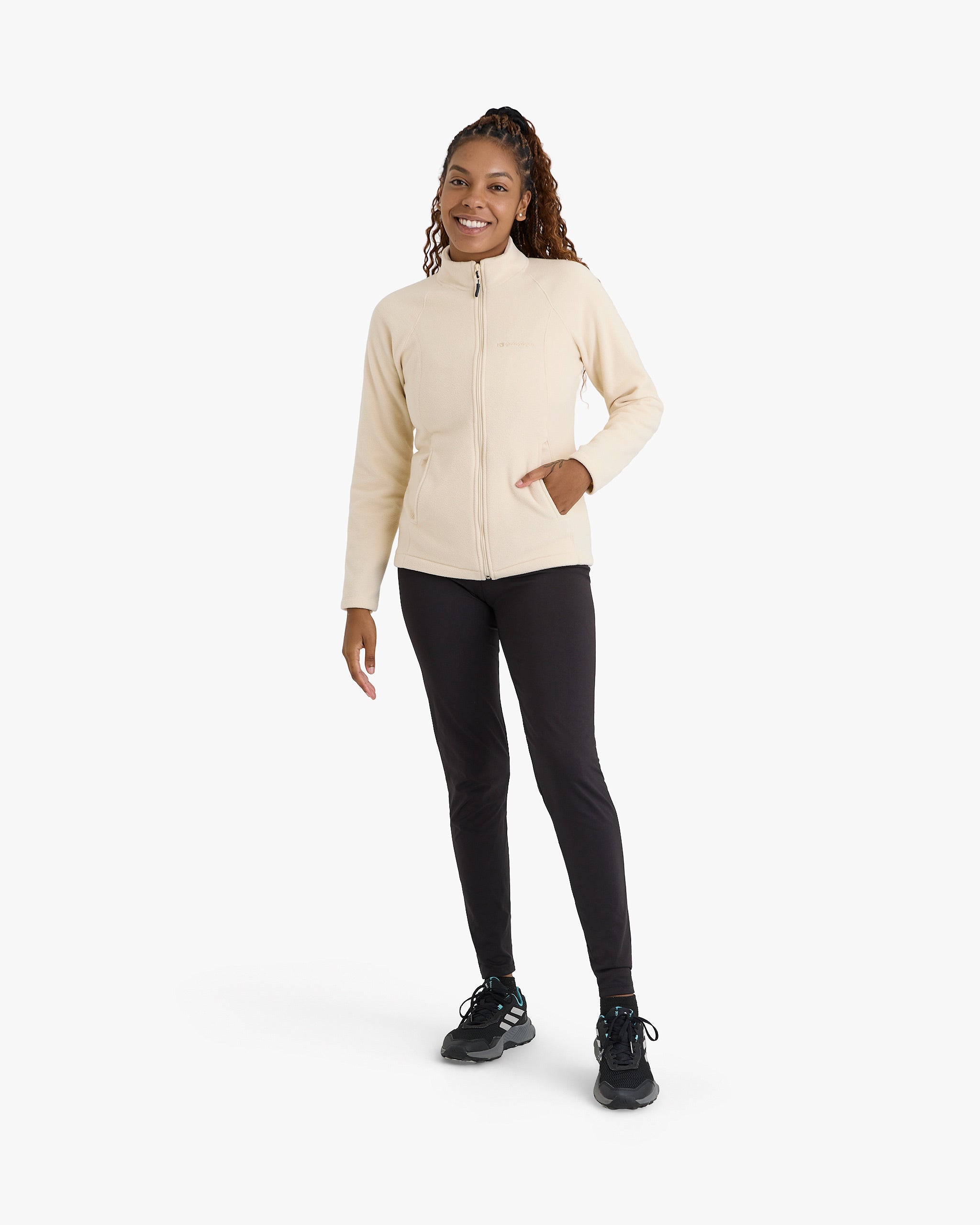 Jaqueta Fleece Kathmandu 2.0 Feminina - Marfim